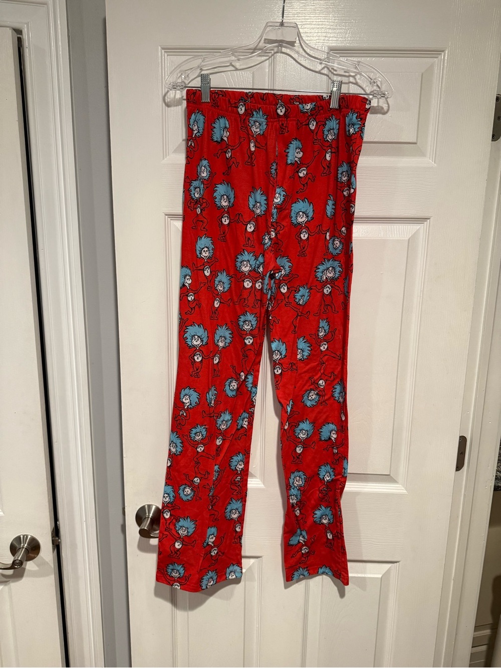 Dr. Seuss Thing Pants from universal studios. Comfy pajama pants.